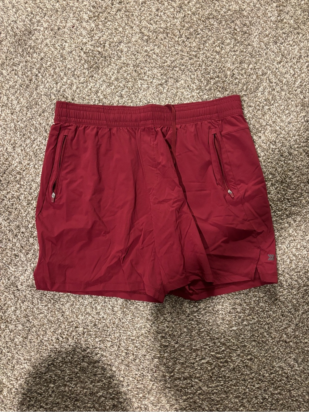 all in motion Men's Athletic Shorts - Burgundy
